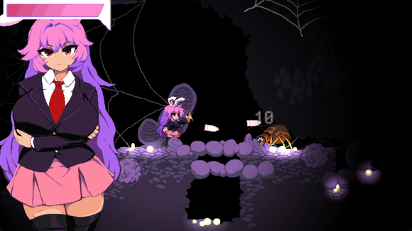 【横版ACT/中文/步兵全动态】[车万同人]铃仙与异种X洞窟 / Udonge in Interspecies Cave STEAM官方中文版【200M】